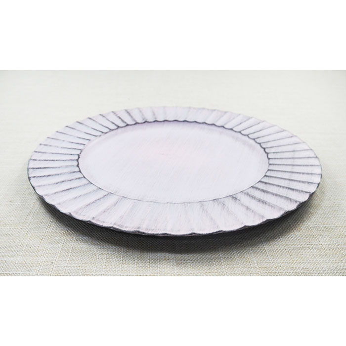 Pink Fancy Antique Charger Plates