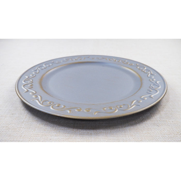 Grey Wedding Charger Plates Wholesale