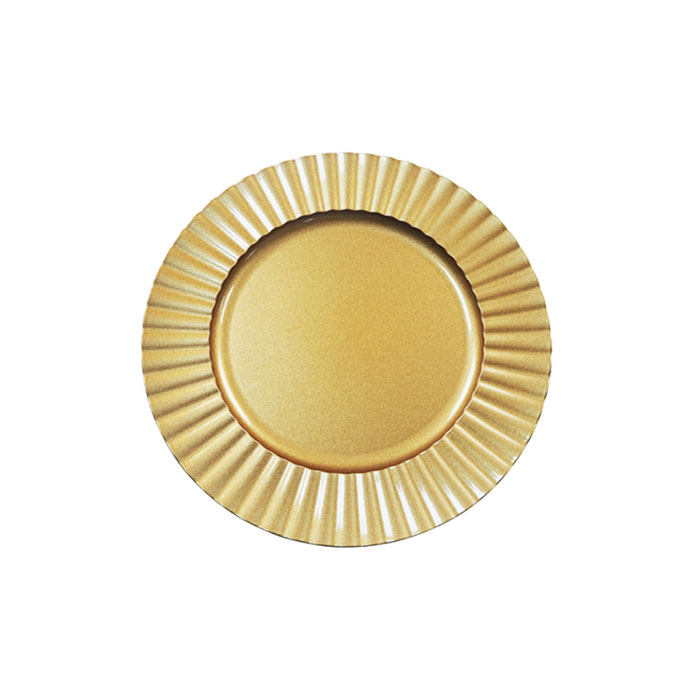 Fashionable Gold Glitter Charger Plates for Wedding